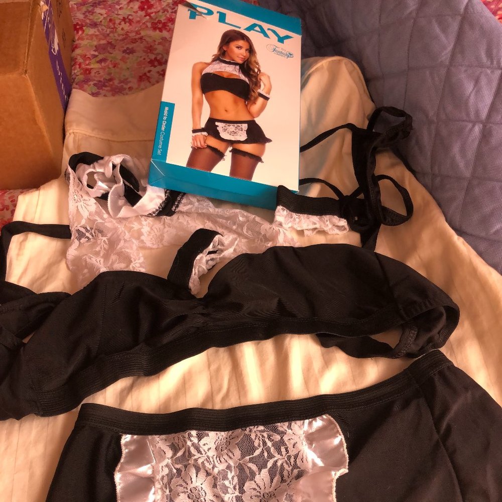 Fantasy Lingerie, Black and white , maid
